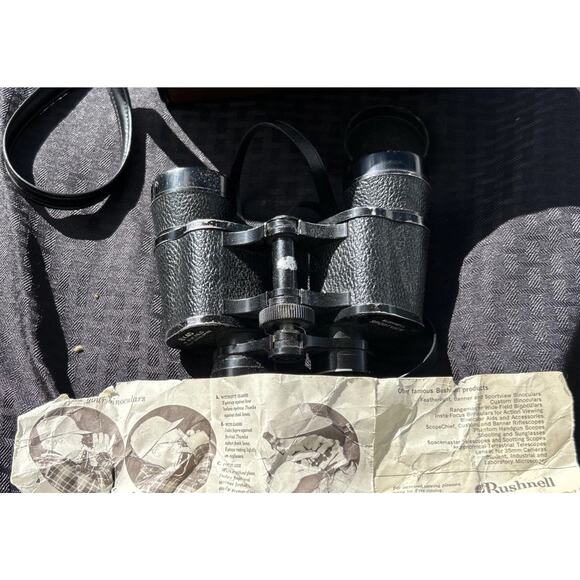 Vintage Bushnell 8 x 40 Binoculars Sportview Wide Angle With Carrying Case - Picture 7 of 10